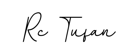Try this chic Rc Tufan handwritten sign style. Using BallpointsItalic-DORy9 font elements, it gives your name a sleek, memorable identity. Rc Tufan signature style 11 images and pictures png