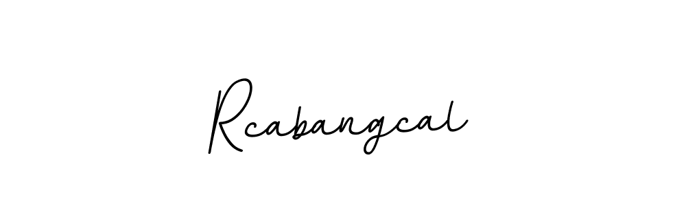 The best way (BallpointsItalic-DORy9) to make a short signature is to pick only two or three words in your name. The name Rcabangcal include a total of six letters. For converting this name. Rcabangcal signature style 11 images and pictures png