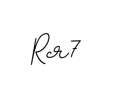 How to make Rcr7 name signature. Use BallpointsItalic-DORy9 style for creating short signs online. This is the latest handwritten sign. Rcr7 signature style 11 images and pictures png