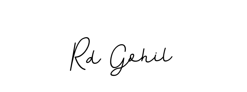 You should practise on your own different ways (BallpointsItalic-DORy9) to write your name (Rd Gohil) in signature. don't let someone else do it for you. Rd Gohil signature style 11 images and pictures png