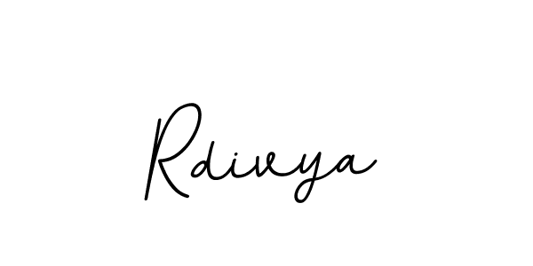 Rdivya stylish signature style. Best Handwritten Sign (BallpointsItalic-DORy9) for my name. Handwritten Signature Collection Ideas for my name Rdivya. Rdivya signature style 11 images and pictures png