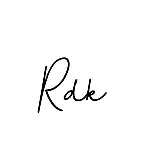 The best way (BallpointsItalic-DORy9) to make a short signature is to pick only two or three words in your name. The name Rdk include a total of six letters. For converting this name. Rdk signature style 11 images and pictures png