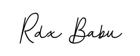 You can use this online signature creator to create a handwritten signature for the name Rdx Babu. This is the best online autograph maker. Rdx Babu signature style 11 images and pictures png