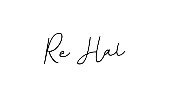 Make a beautiful signature design for name Re Hal. With this signature (BallpointsItalic-DORy9) style, you can create a handwritten signature for free. Re Hal signature style 11 images and pictures png