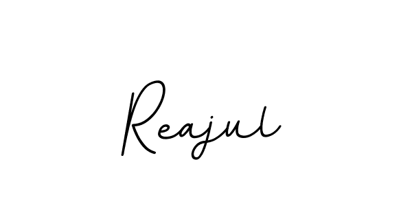 Make a beautiful signature design for name Reajul. With this signature (BallpointsItalic-DORy9) style, you can create a handwritten signature for free. Reajul signature style 11 images and pictures png