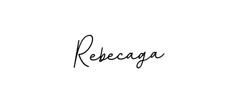 Create a beautiful signature design for name Rebecaga. With this signature (BallpointsItalic-DORy9) fonts, you can make a handwritten signature for free. Rebecaga signature style 11 images and pictures png