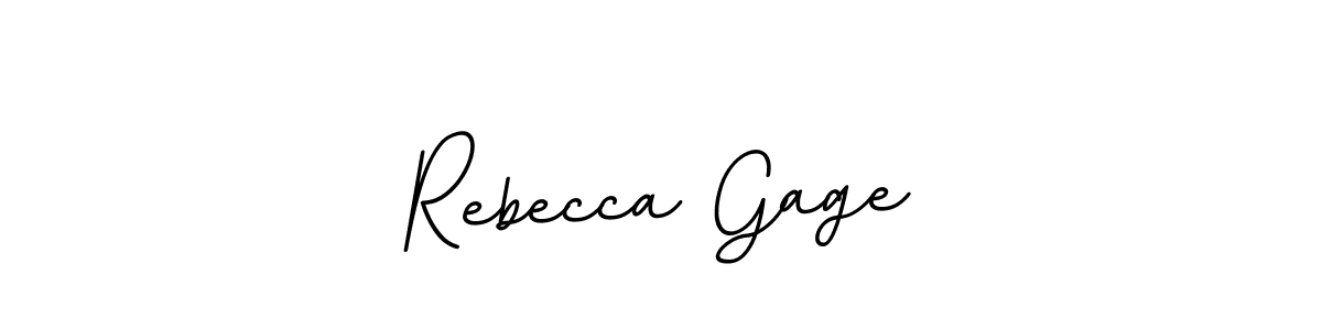 Rebecca Gage stylish signature style. Best Handwritten Sign (BallpointsItalic-DORy9) for my name. Handwritten Signature Collection Ideas for my name Rebecca Gage. Rebecca Gage signature style 11 images and pictures png