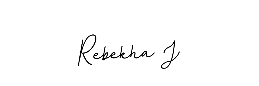 Also we have Rebekha J name is the best signature style. Create professional handwritten signature collection using BallpointsItalic-DORy9 autograph style. Rebekha J signature style 11 images and pictures png