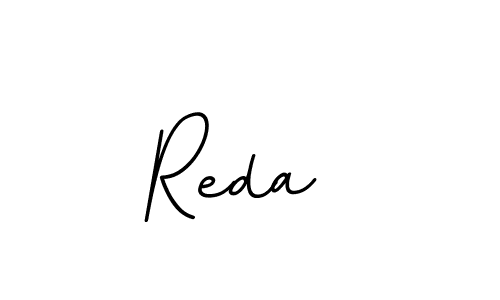 The best way (BallpointsItalic-DORy9) to make a short signature is to pick only two or three words in your name. The name Reda  include a total of six letters. For converting this name. Reda  signature style 11 images and pictures png