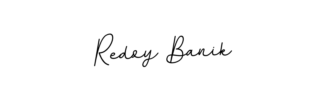 Design your own signature with our free online signature maker. With this signature software, you can create a handwritten (BallpointsItalic-DORy9) signature for name Redoy Banik. Redoy Banik signature style 11 images and pictures png