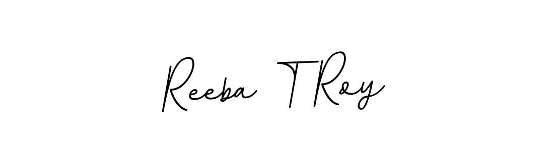 How to Draw Reeba T Roy signature style? BallpointsItalic-DORy9 is a latest design signature styles for name Reeba T Roy. Reeba T Roy signature style 11 images and pictures png