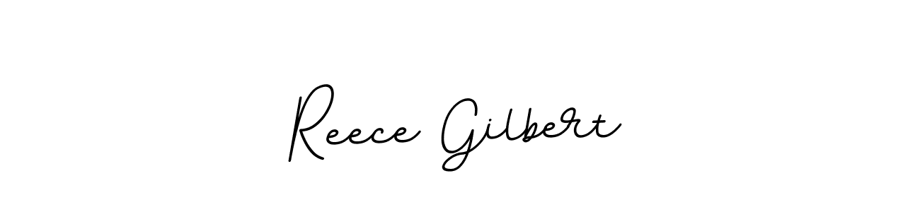 Reece Gilbert stylish signature style. Best Handwritten Sign (BallpointsItalic-DORy9) for my name. Handwritten Signature Collection Ideas for my name Reece Gilbert. Reece Gilbert signature style 11 images and pictures png