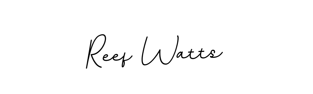 Also You can easily find your signature by using the search form. We will create Reef Watts name handwritten signature images for you free of cost using BallpointsItalic-DORy9 sign style. Reef Watts signature style 11 images and pictures png