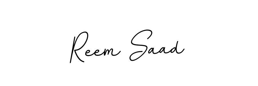 if you are searching for the best signature style for your name Reem Saad. so please give up your signature search. here we have designed multiple signature styles  using BallpointsItalic-DORy9. Reem Saad signature style 11 images and pictures png