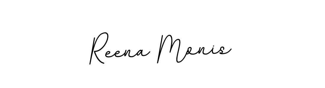 Make a beautiful signature design for name Reena Monis. Use this online signature maker to create a handwritten signature for free. Reena Monis signature style 11 images and pictures png