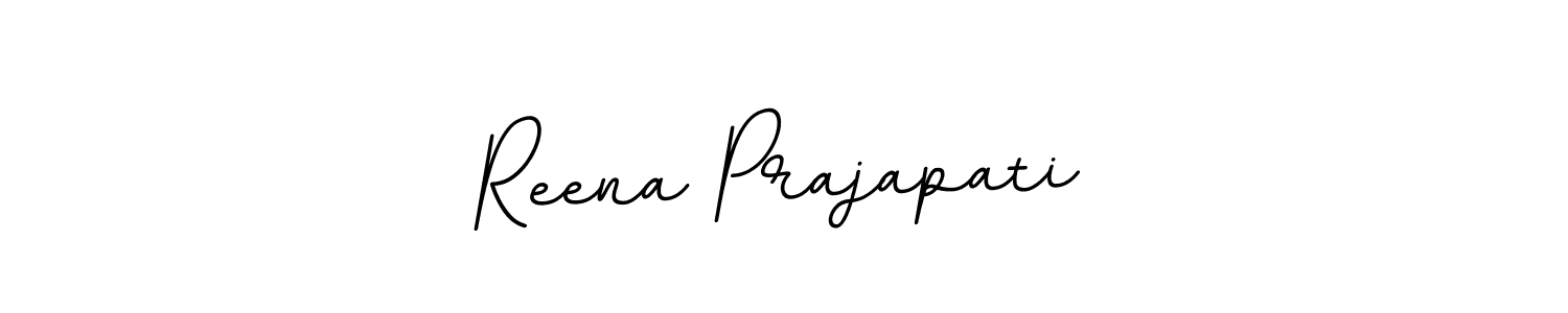 The best way (BallpointsItalic-DORy9) to make a short signature is to pick only two or three words in your name. The name Reena Prajapati include a total of six letters. For converting this name. Reena Prajapati signature style 11 images and pictures png