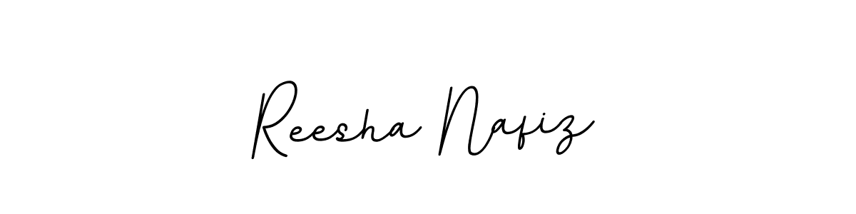 The best way (BallpointsItalic-DORy9) to make a short signature is to pick only two or three words in your name. The name Reesha Nafiz include a total of six letters. For converting this name. Reesha Nafiz signature style 11 images and pictures png