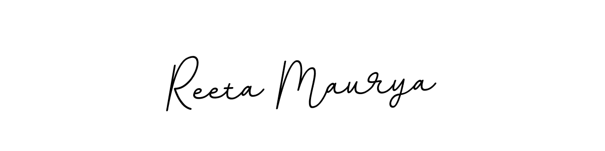 This is the best signature style for the Reeta Maurya name. Also you like these signature font (BallpointsItalic-DORy9). Mix name signature. Reeta Maurya signature style 11 images and pictures png