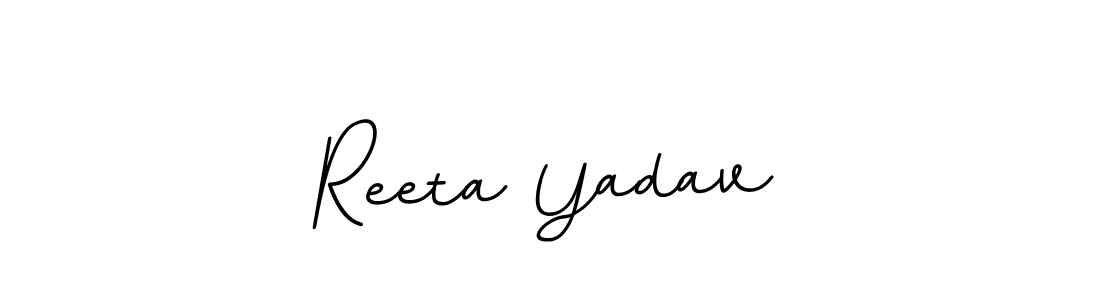 This is the best signature style for the Reeta Yadav name. Also you like these signature font (BallpointsItalic-DORy9). Mix name signature. Reeta Yadav signature style 11 images and pictures png