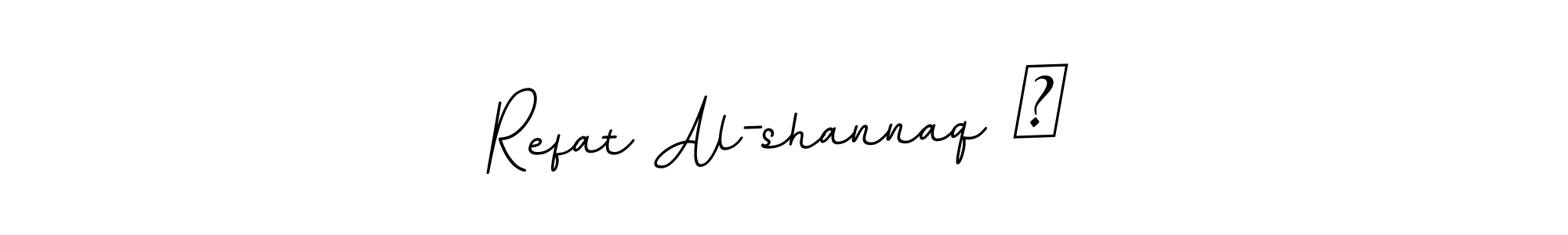 Also we have Refat Al-shannaq ☒ name is the best signature style. Create professional handwritten signature collection using BallpointsItalic-DORy9 autograph style. Refat Al-shannaq ☒ signature style 11 images and pictures png