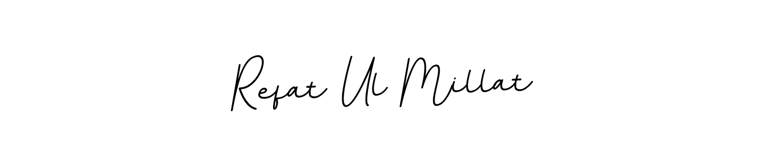 Also we have Refat Ul Millat name is the best signature style. Create professional handwritten signature collection using BallpointsItalic-DORy9 autograph style. Refat Ul Millat signature style 11 images and pictures png