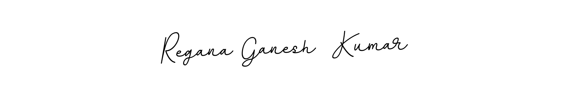 Regana Ganesh  Kumar stylish signature style. Best Handwritten Sign (BallpointsItalic-DORy9) for my name. Handwritten Signature Collection Ideas for my name Regana Ganesh  Kumar. Regana Ganesh  Kumar signature style 11 images and pictures png