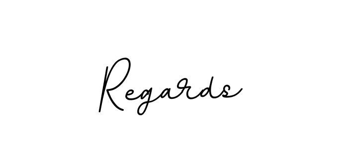 Make a beautiful signature design for name Regards. With this signature (BallpointsItalic-DORy9) style, you can create a handwritten signature for free. Regards signature style 11 images and pictures png