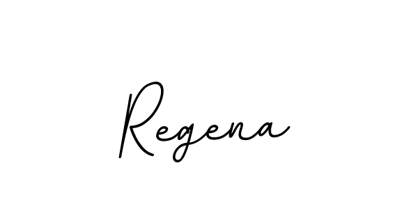 You should practise on your own different ways (BallpointsItalic-DORy9) to write your name (Regena) in signature. don't let someone else do it for you. Regena signature style 11 images and pictures png