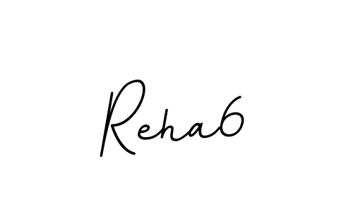 Use a signature maker to create a handwritten signature online. With this signature software, you can design (BallpointsItalic-DORy9) your own signature for name Reha6. Reha6 signature style 11 images and pictures png