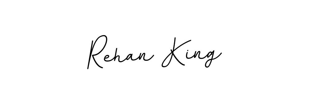 Use a signature maker to create a handwritten signature online. With this signature software, you can design (BallpointsItalic-DORy9) your own signature for name Rehan King. Rehan King signature style 11 images and pictures png