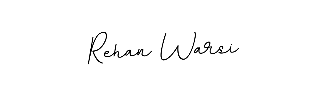 The best way (BallpointsItalic-DORy9) to make a short signature is to pick only two or three words in your name. The name Rehan Warsi include a total of six letters. For converting this name. Rehan Warsi signature style 11 images and pictures png