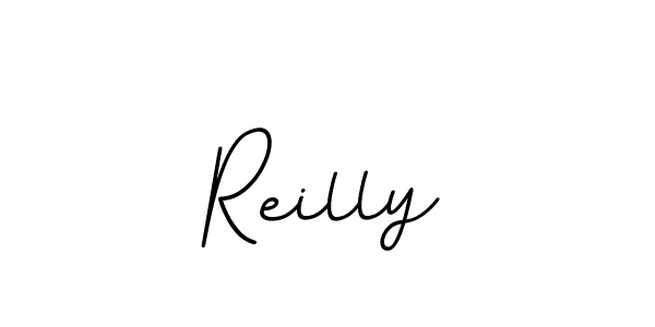 Use a signature maker to create a handwritten signature online. With this signature software, you can design (BallpointsItalic-DORy9) your own signature for name Reilly. Reilly signature style 11 images and pictures png