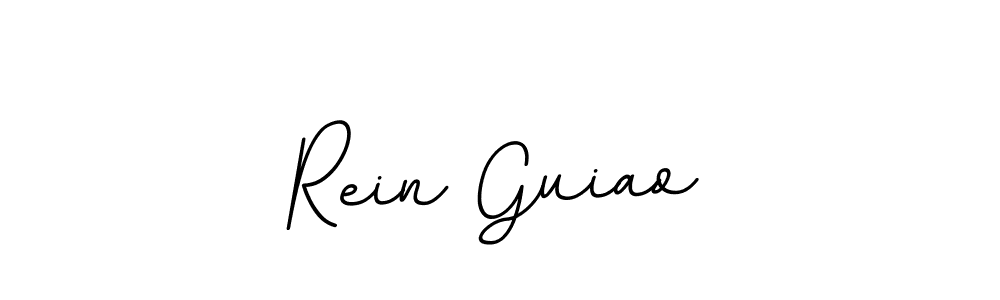 The best way (BallpointsItalic-DORy9) to make a short signature is to pick only two or three words in your name. The name Rein Guiao include a total of six letters. For converting this name. Rein Guiao signature style 11 images and pictures png