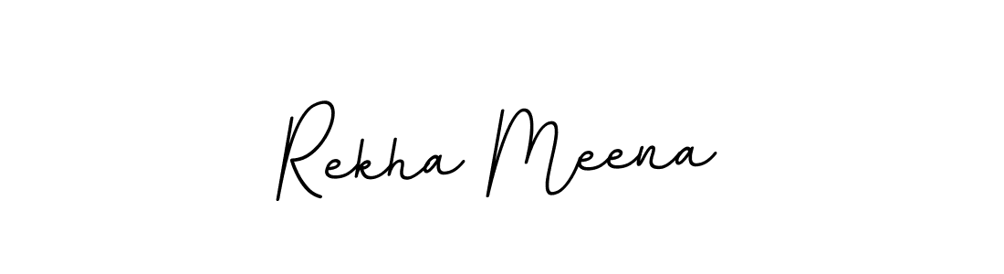 BallpointsItalic-DORy9 is a professional signature style that is perfect for those who want to add a touch of class to their signature. It is also a great choice for those who want to make their signature more unique. Get Rekha Meena name to fancy signature for free. Rekha Meena signature style 11 images and pictures png