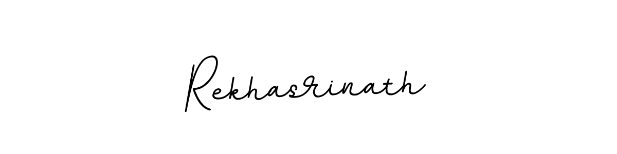 You should practise on your own different ways (BallpointsItalic-DORy9) to write your name (Rekhasrinath) in signature. don't let someone else do it for you. Rekhasrinath signature style 11 images and pictures png