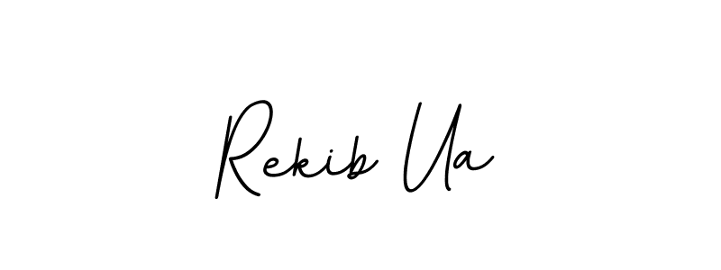 Also we have Rekib Ua name is the best signature style. Create professional handwritten signature collection using BallpointsItalic-DORy9 autograph style. Rekib Ua signature style 11 images and pictures png