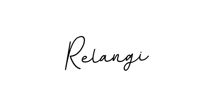 Relangi stylish signature style. Best Handwritten Sign (BallpointsItalic-DORy9) for my name. Handwritten Signature Collection Ideas for my name Relangi. Relangi signature style 11 images and pictures png