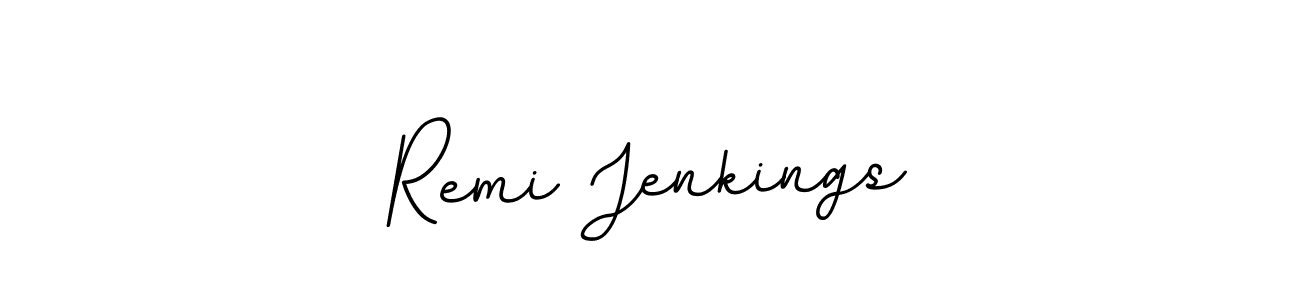 Create a beautiful signature design for name Remi Jenkings. With this signature (BallpointsItalic-DORy9) fonts, you can make a handwritten signature for free. Remi Jenkings signature style 11 images and pictures png