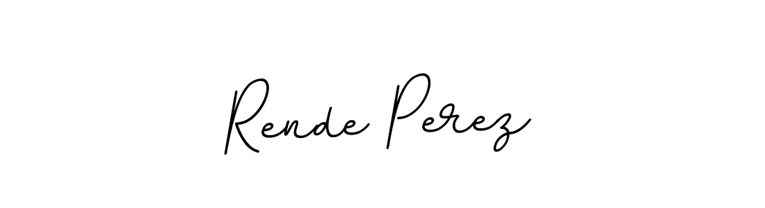 Also You can easily find your signature by using the search form. We will create Rende Perez name handwritten signature images for you free of cost using BallpointsItalic-DORy9 sign style. Rende Perez signature style 11 images and pictures png