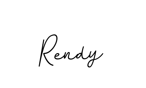 It looks lik you need a new signature style for name Rendy. Design unique handwritten (BallpointsItalic-DORy9) signature with our free signature maker in just a few clicks. Rendy signature style 11 images and pictures png