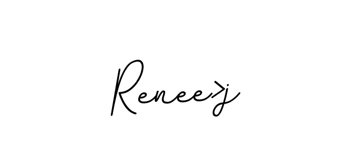 Also we have Renee>j name is the best signature style. Create professional handwritten signature collection using BallpointsItalic-DORy9 autograph style. Renee>j signature style 11 images and pictures png