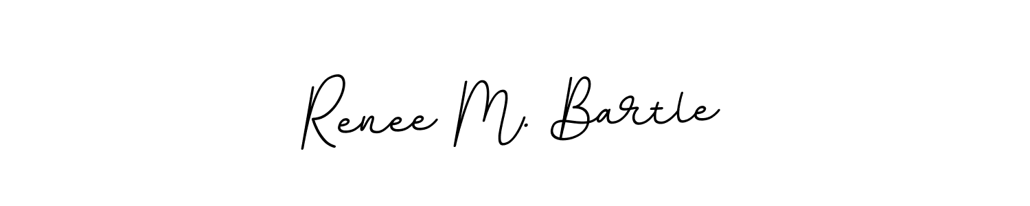 Design your own signature with our free online signature maker. With this signature software, you can create a handwritten (BallpointsItalic-DORy9) signature for name Renee M. Bartle. Renee M. Bartle signature style 11 images and pictures png