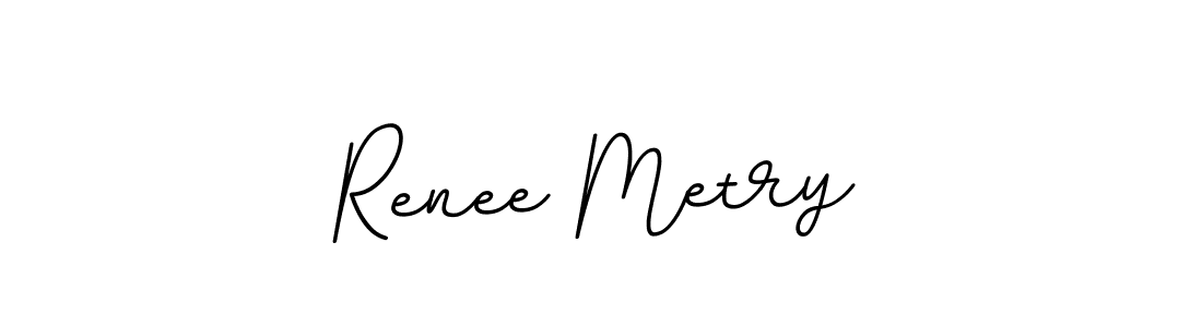 Make a beautiful signature design for name Renee Metry. With this signature (BallpointsItalic-DORy9) style, you can create a handwritten signature for free. Renee Metry signature style 11 images and pictures png