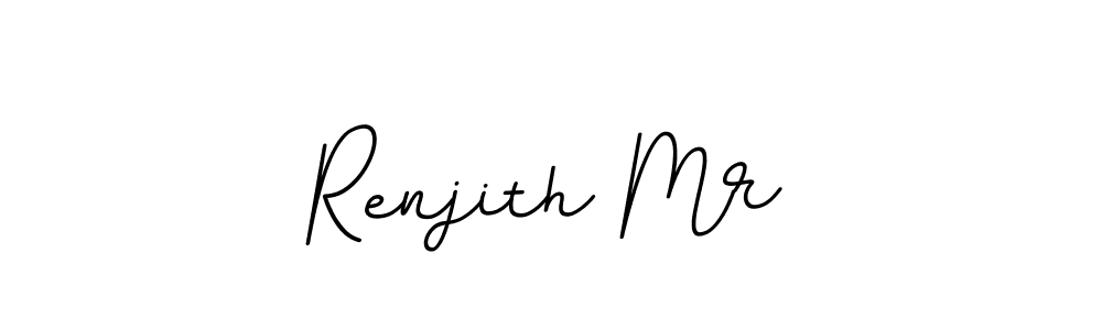Make a beautiful signature design for name Renjith Mr. With this signature (BallpointsItalic-DORy9) style, you can create a handwritten signature for free. Renjith Mr signature style 11 images and pictures png