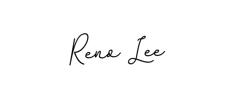 This is the best signature style for the Reno Lee name. Also you like these signature font (BallpointsItalic-DORy9). Mix name signature. Reno Lee signature style 11 images and pictures png
