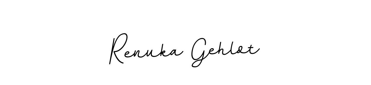 Also You can easily find your signature by using the search form. We will create Renuka Gehlot name handwritten signature images for you free of cost using BallpointsItalic-DORy9 sign style. Renuka Gehlot signature style 11 images and pictures png
