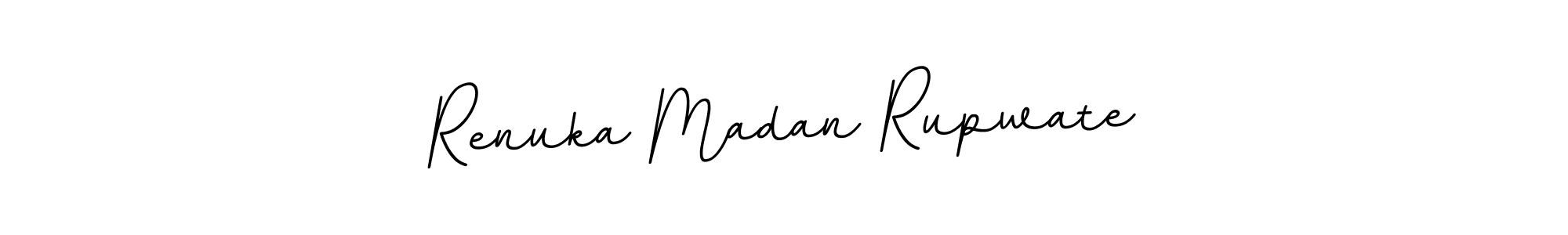 Use a signature maker to create a handwritten signature online. With this signature software, you can design (BallpointsItalic-DORy9) your own signature for name Renuka Madan Rupwate. Renuka Madan Rupwate signature style 11 images and pictures png