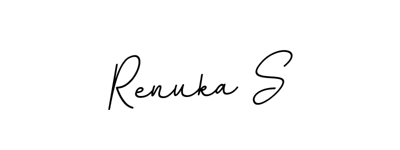 Make a beautiful signature design for name Renuka S. Use this online signature maker to create a handwritten signature for free. Renuka S signature style 11 images and pictures png