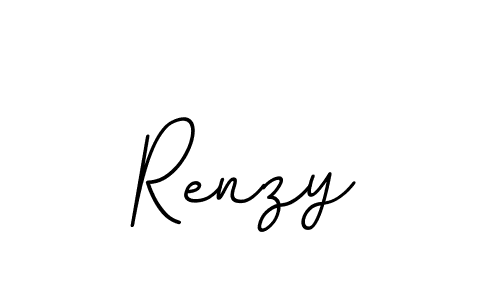 Use a signature maker to create a handwritten signature online. With this signature software, you can design (BallpointsItalic-DORy9) your own signature for name Renzy. Renzy signature style 11 images and pictures png