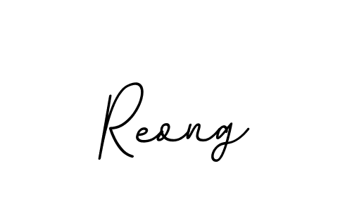 Reong stylish signature style. Best Handwritten Sign (BallpointsItalic-DORy9) for my name. Handwritten Signature Collection Ideas for my name Reong. Reong signature style 11 images and pictures png